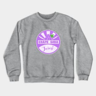 Grape Soda Bottle Cap Crewneck Sweatshirt